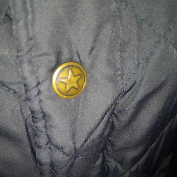 Converse One Star Mens Small Jacket Quilted Black - Picture 8 of 10